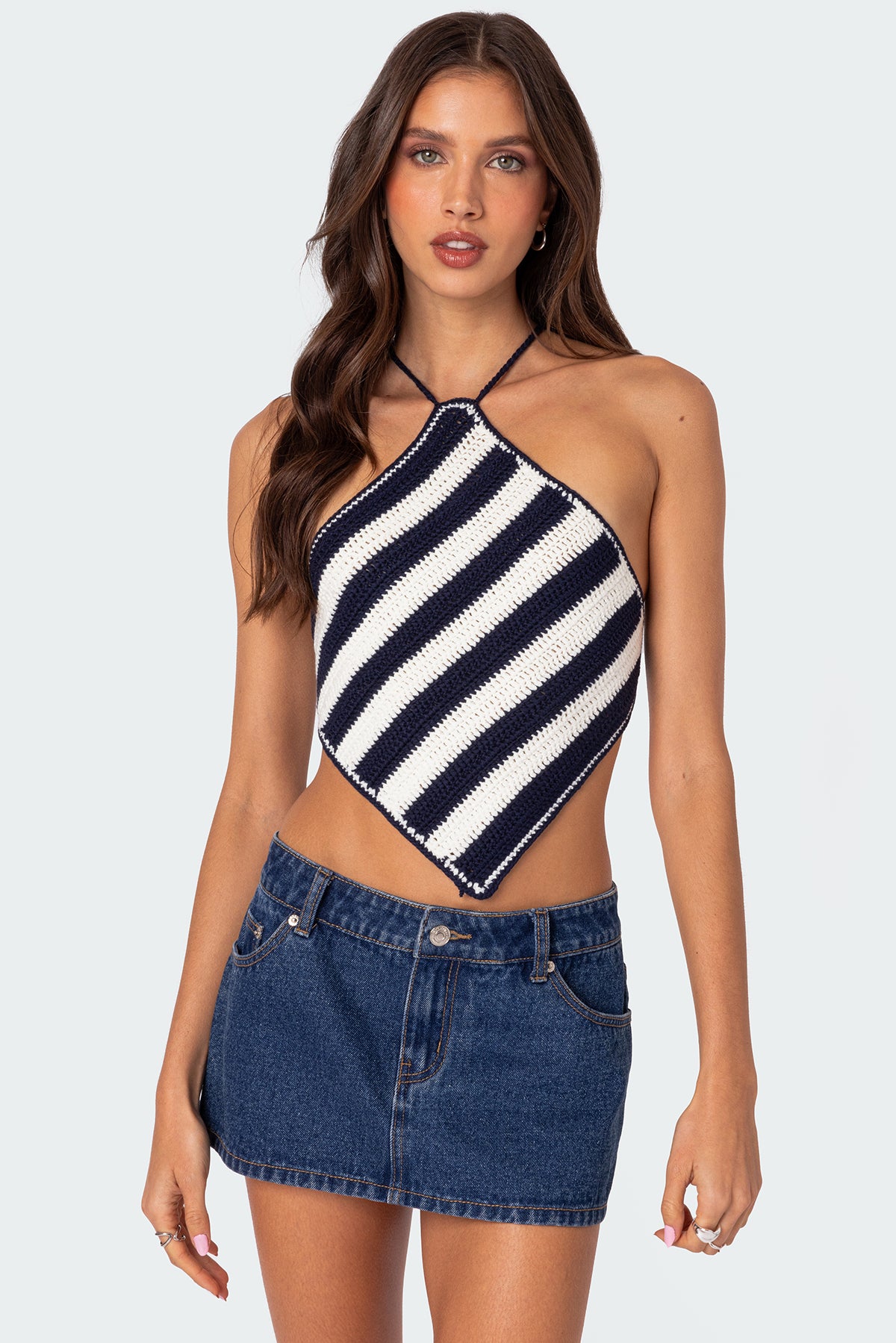 NAVY AND WHITE