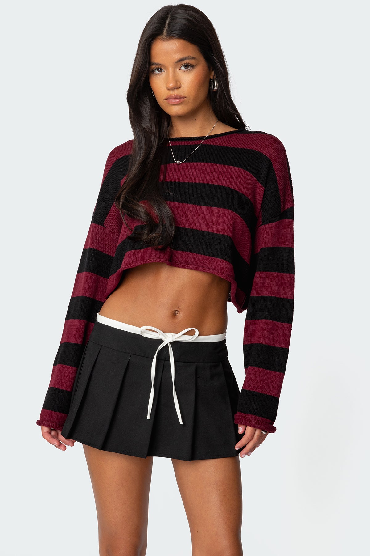 BURGUNDY AND BLACK